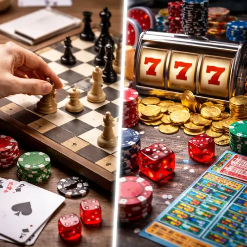 Differences Between Skill-Based Games and Pure Chance Games, skill-based games, pure chance games, differences between skill and chance games