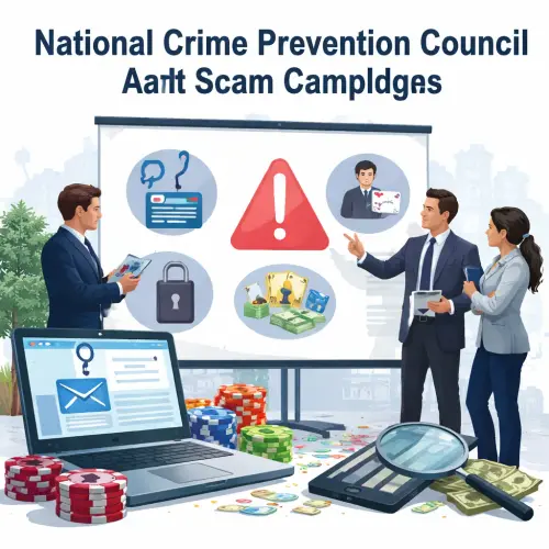 National Crime Prevention Council anti-scam campaigns gambling