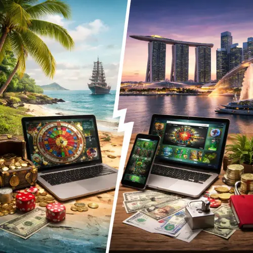offshore online casinos vs Singapore‑licensed operators, offshore casinos, Singapore licensed operators, Singapore online gambling comparison