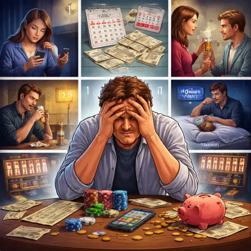 signs of problem gambling