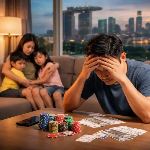 social and family impact of problem gambling in Singapore, problem gambling Singapore, social impact of gambling, family gambling problems